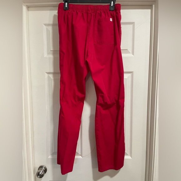 Red Panda Medium Scrub pants unisex - Picture 2 of 3